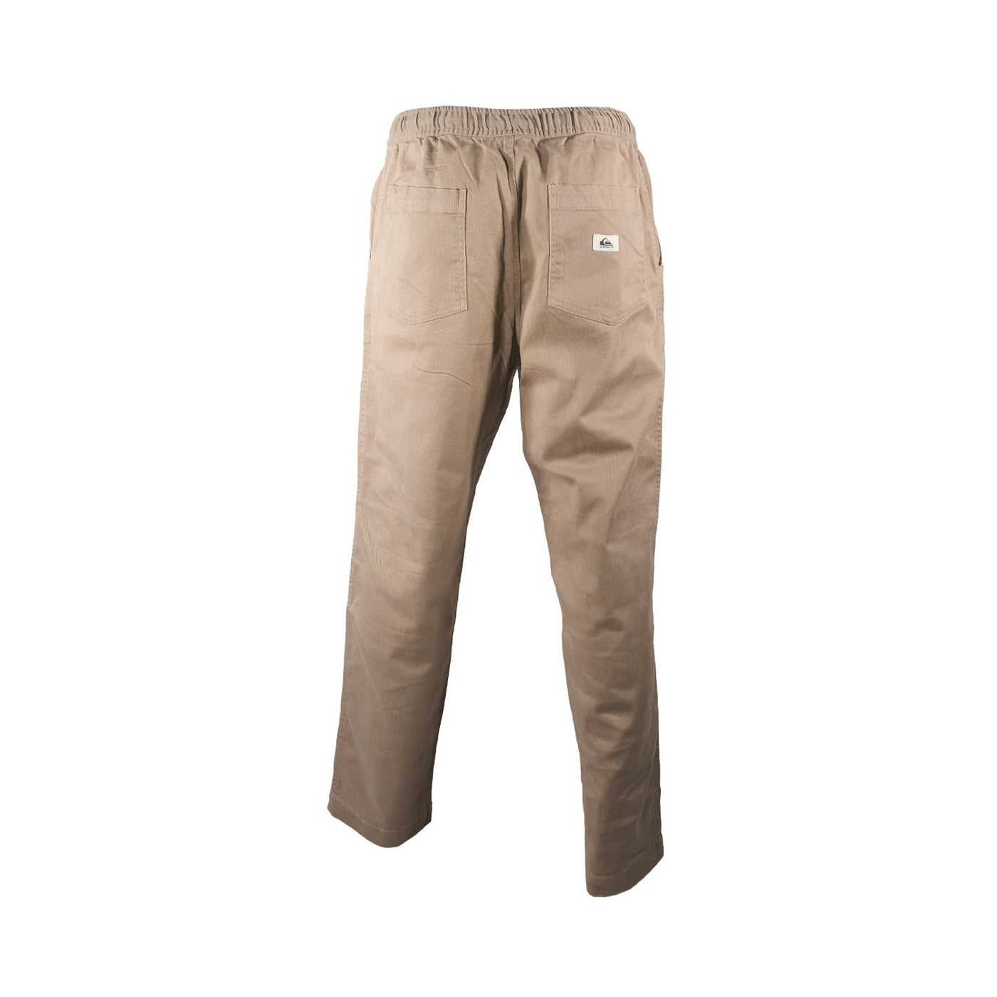 Quiksilver Men's Pant Stretch Canvas Beach Drawstring Twill & Dark Brown