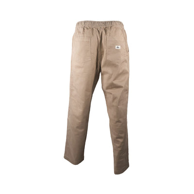 Quiksilver Men's Pant Stretch Canvas Beach Drawstring Twill & Dark Brown