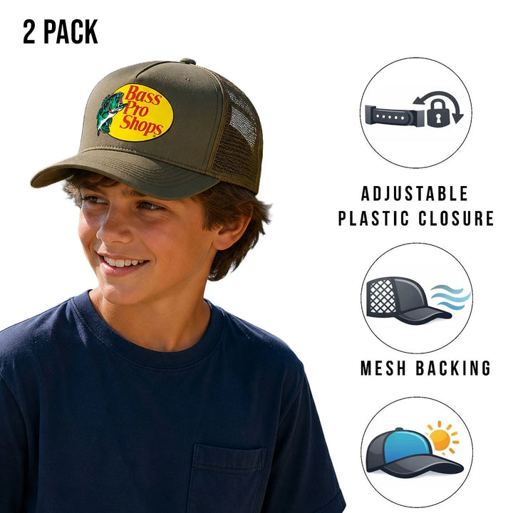 Bass Pro Shops Cap Olive Snapback Outdoor Youth&