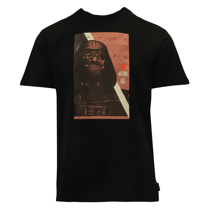 Element x Star Wars Men's T-Shirt Darth Vader Black On Red (S05)