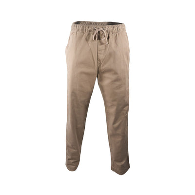 Quiksilver Men's Pant Stretch Canvas Beach Drawstring Twill & Dark Brown