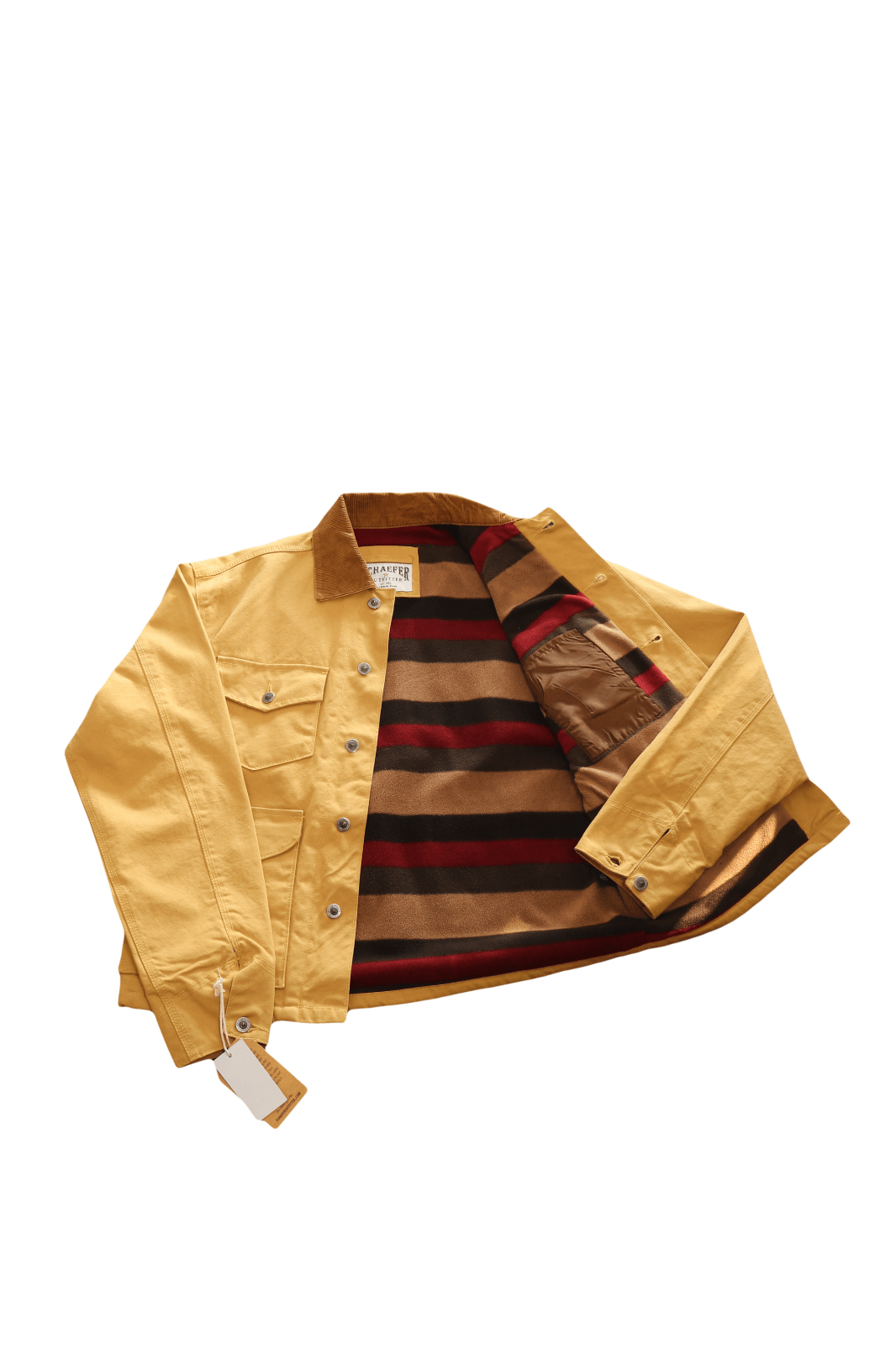 Schaefer Outfitter Men's Jacket Suntan Blanket Lined Vintage Brush L/S (S01)