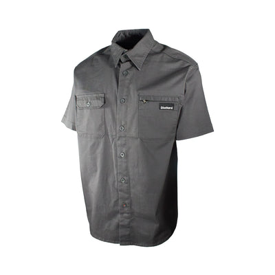 DieHard Men's Shirt Work Twill Resists Short Sleeve Black, Navy, Grey