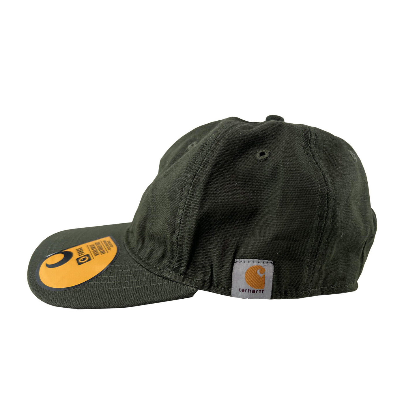 Carhartt Dark Green Canvas Cap FastDry Comfort Simple Side Logo (S06)