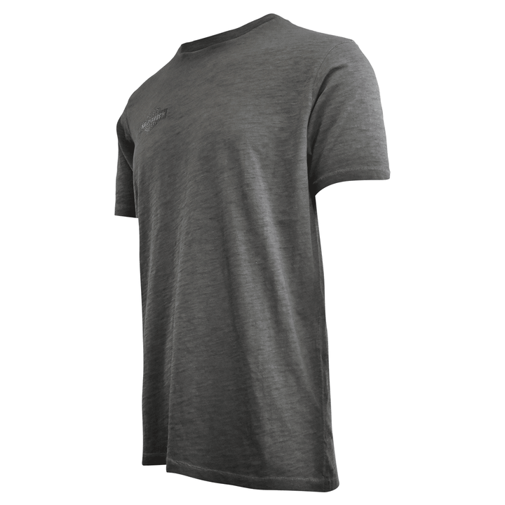 HD Branded Men's T-Shirt Heather Sheen Logo Embroidery Right Chest (S80)