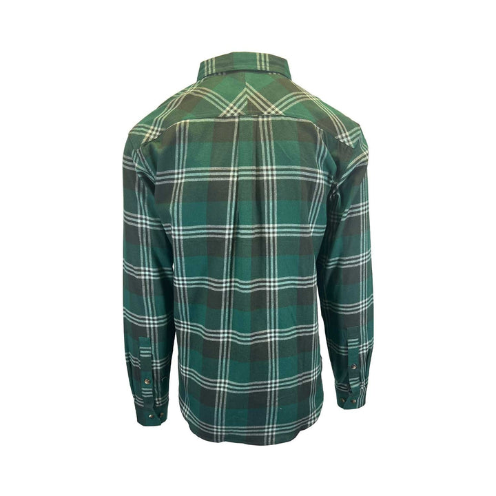 Columbia Men's Rain Forest Trails Edge Plaid Shirt Flare Gun Stretch Flannel L/S