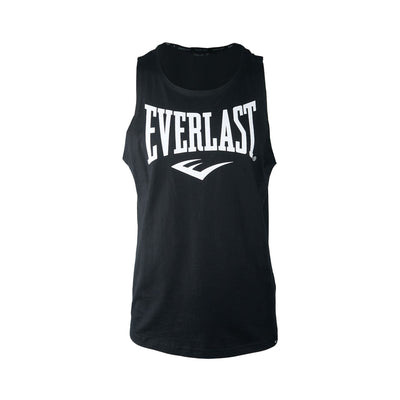 Everlast Men's Black Sleeveless Shirt Glenwood Tank Logo Vest - 2 Pack (S01)