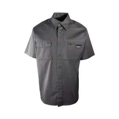 DieHard Men's Shirt Work Twill Resists Short Sleeve Black, Navy, Grey