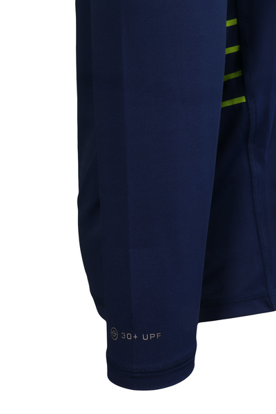 Spyder Men's T-Shirt Navy UPF30+ Rash Guard L/S (S01C)