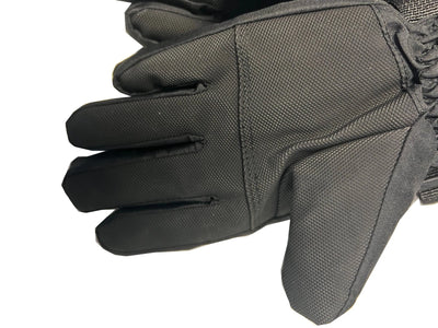 Snotek Junior's Black Stitched Performance Winter Ski Gloves ST318 (S02)