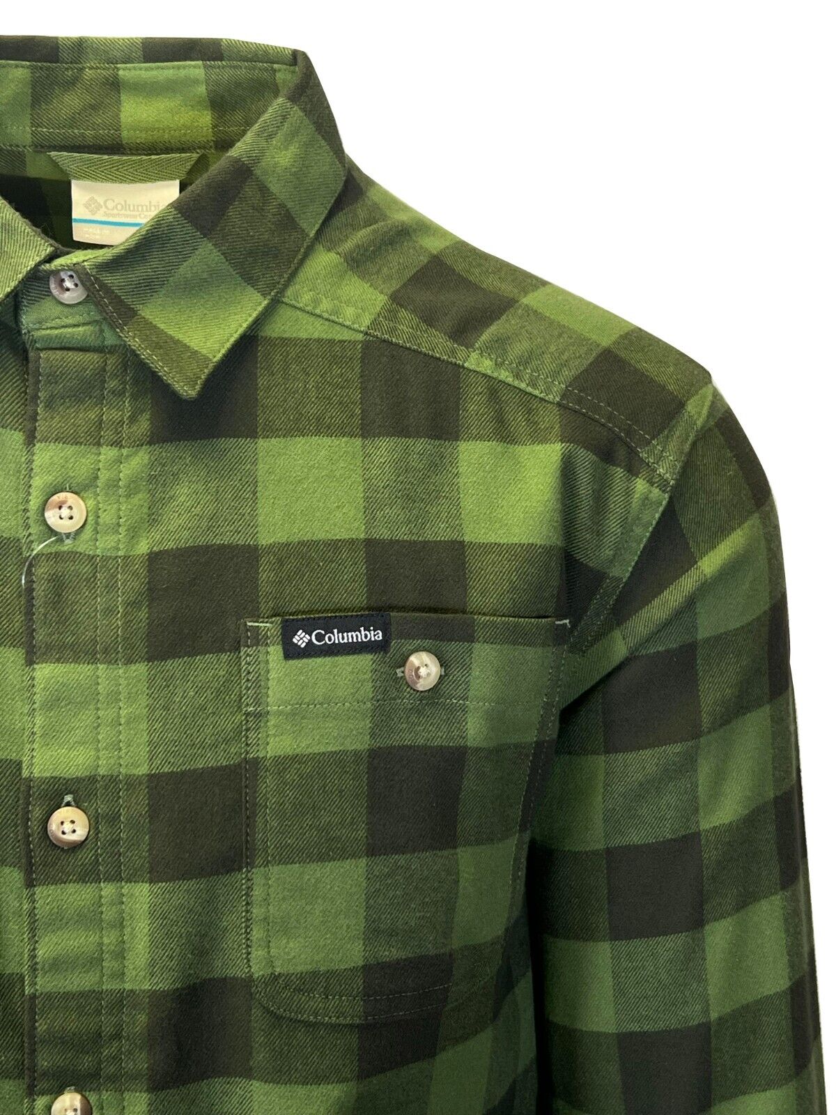 Columbia Men's Canteen Buffalo Check Shirt Cornell Woods Flannel L/S (352)