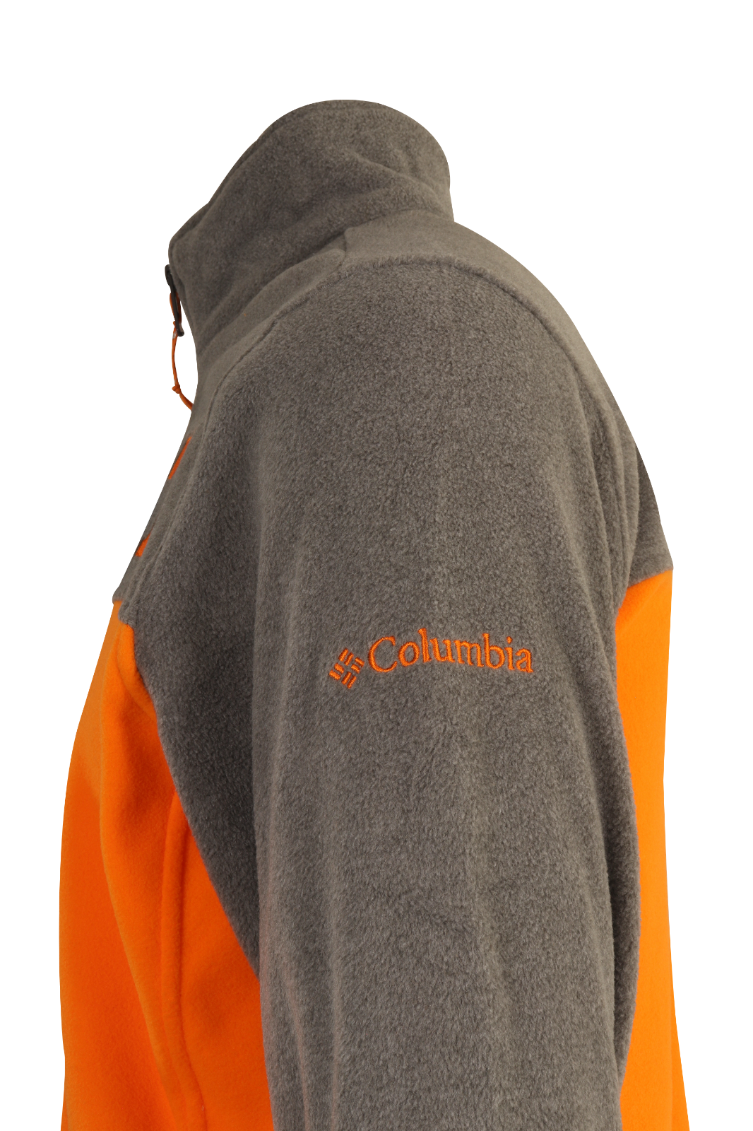 Columbia Men's Fleece Jacket Orange Grey CLG Flanker III ‎Tennessee Orange (472)