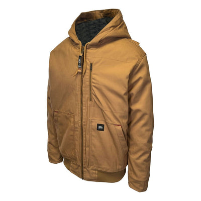 Rugged Wear Men's Brown Jacket Heavy-Duty Insulated Work L/S (S02)