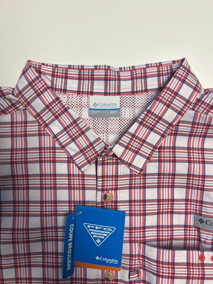 Columbia Men's Shirt Harbor Peak PFG Short Sleeve (487) (683) (498)