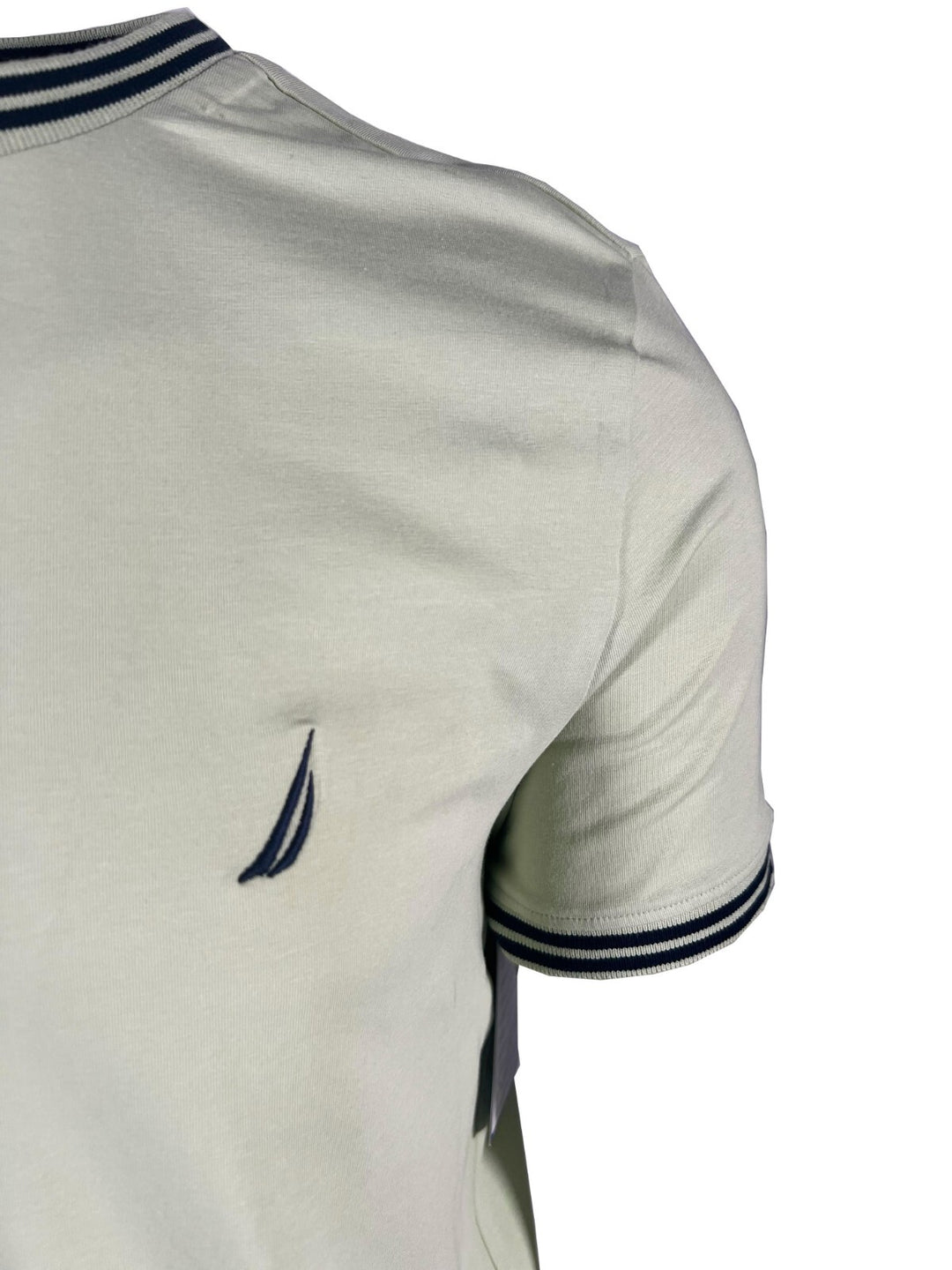 Nautica Men's T-Shirt Green Blue Performance Short Sleeve