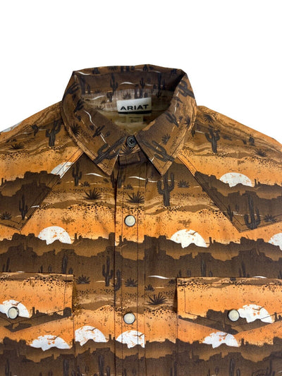 Ariat Men's Mink Shirt Heath Retro Fit Classic S/S (S32)