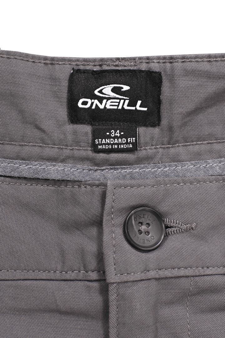 O'Neill Men's Chino Shorts Graphite At The Knee Jay Stretch (S12)