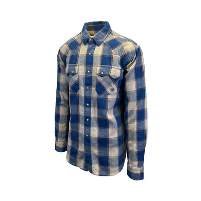 Ariat Men's White Pepper Shirt Howie Retro Fit Long Sleeve (S42)