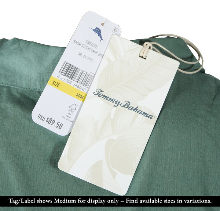 Tommy Bahama Women's DK Jade Shirt Kauai Hybrid Camp Tencel (S01)