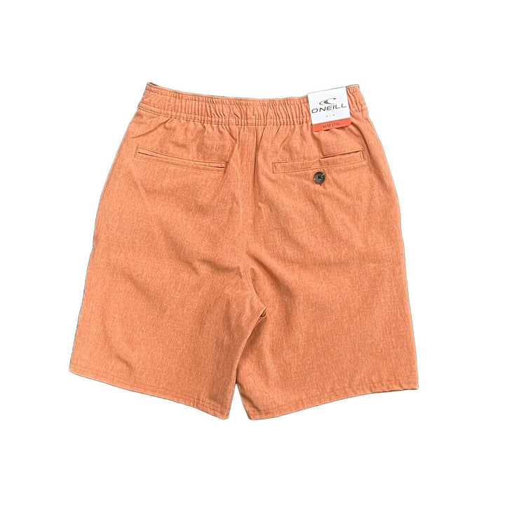 O'Neill Boy's Orange Hthr Abrn Short Sport Hybrid E-Waist Tunnel Drawcord (S02)