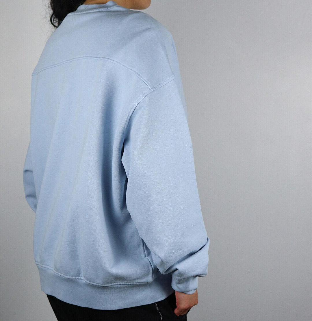 Levi's Women's Oversized Pastel Blue L/S Crewneck Sweater