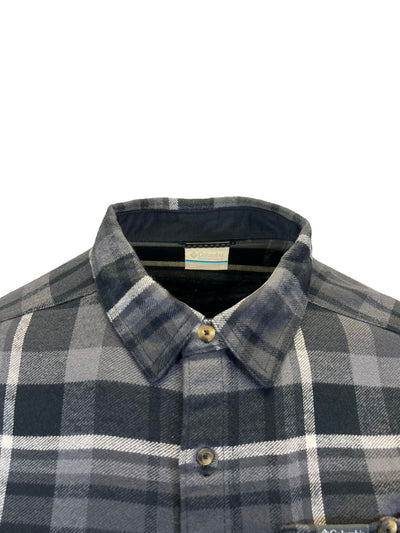 Columbia Men's Multi Plaid Shirt Pitchstone Flannel L/S - (010 & 464)