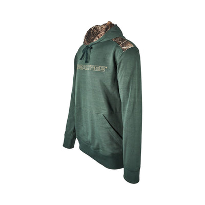 Realtree Men’s Hoodie Edge Camo Lined Hunting Pullover (Forest Green, Black)
