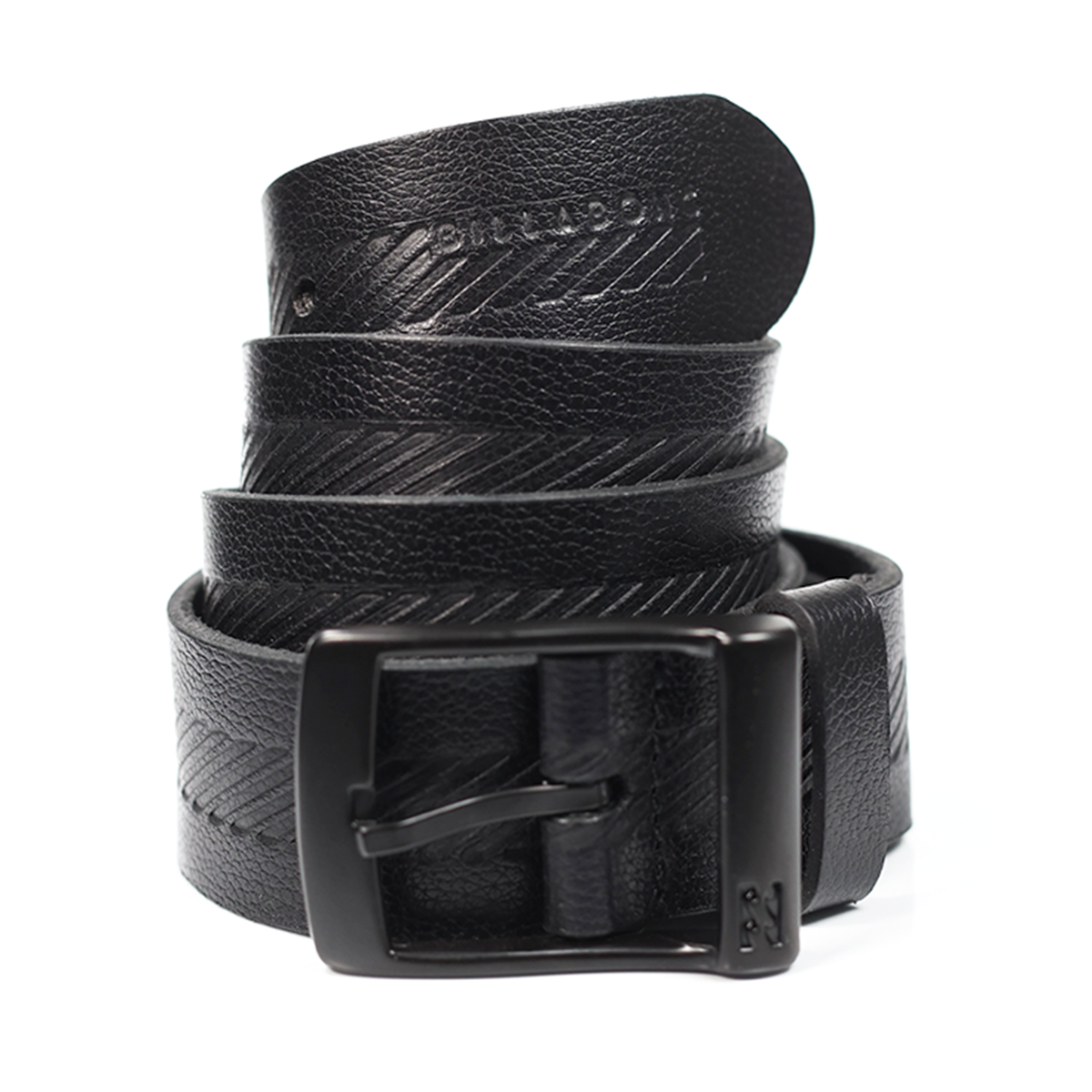 Billabong Men's Black Cow Leather Belt (S10)