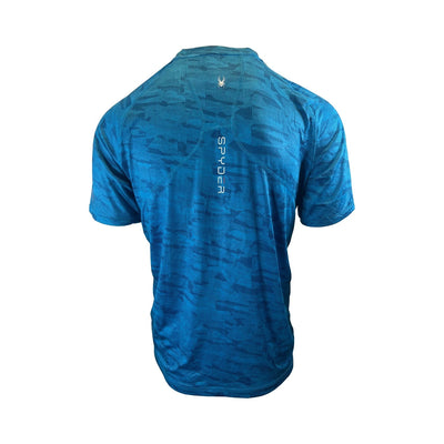 Spyder Swim Men's Camo T-Shirt Rashguard Surf - Sand - Sun Short Sleeve