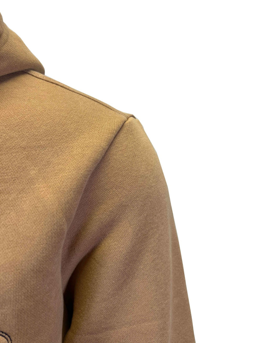 Hurley Men’s Tan Hoodie Pullover Block Letters Hooded Sweatshirt (S03)