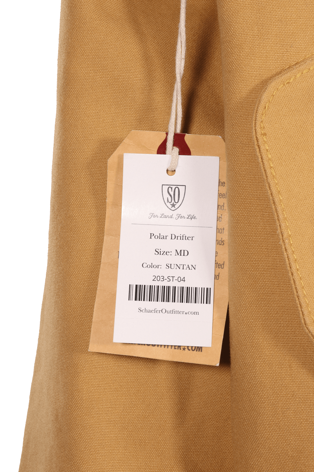 Schaefer Outfitter Men's Jacket Suntan Polar Drifter (S04)