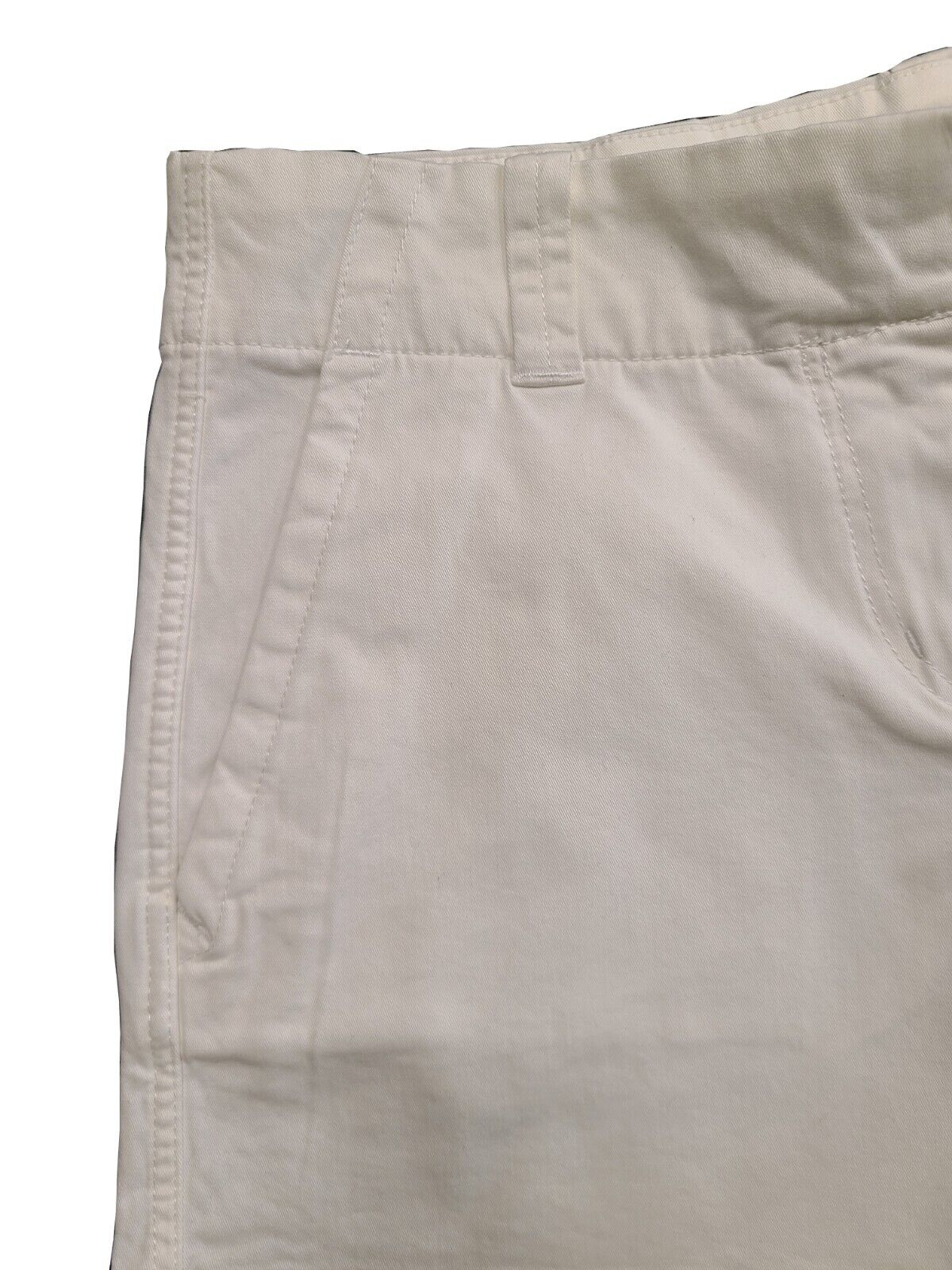 Vineyard Vines Women's White Cap Shorts Everyday Solid Pockets (S01)