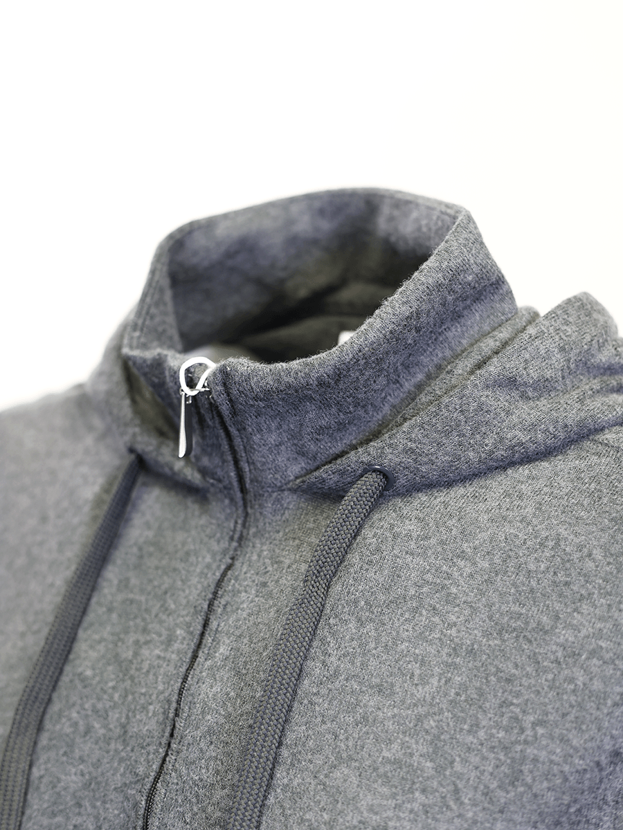 Greg Norman Women's HTH Dark Grey Technical Performance 1/4 Zip Hoodie (S02)