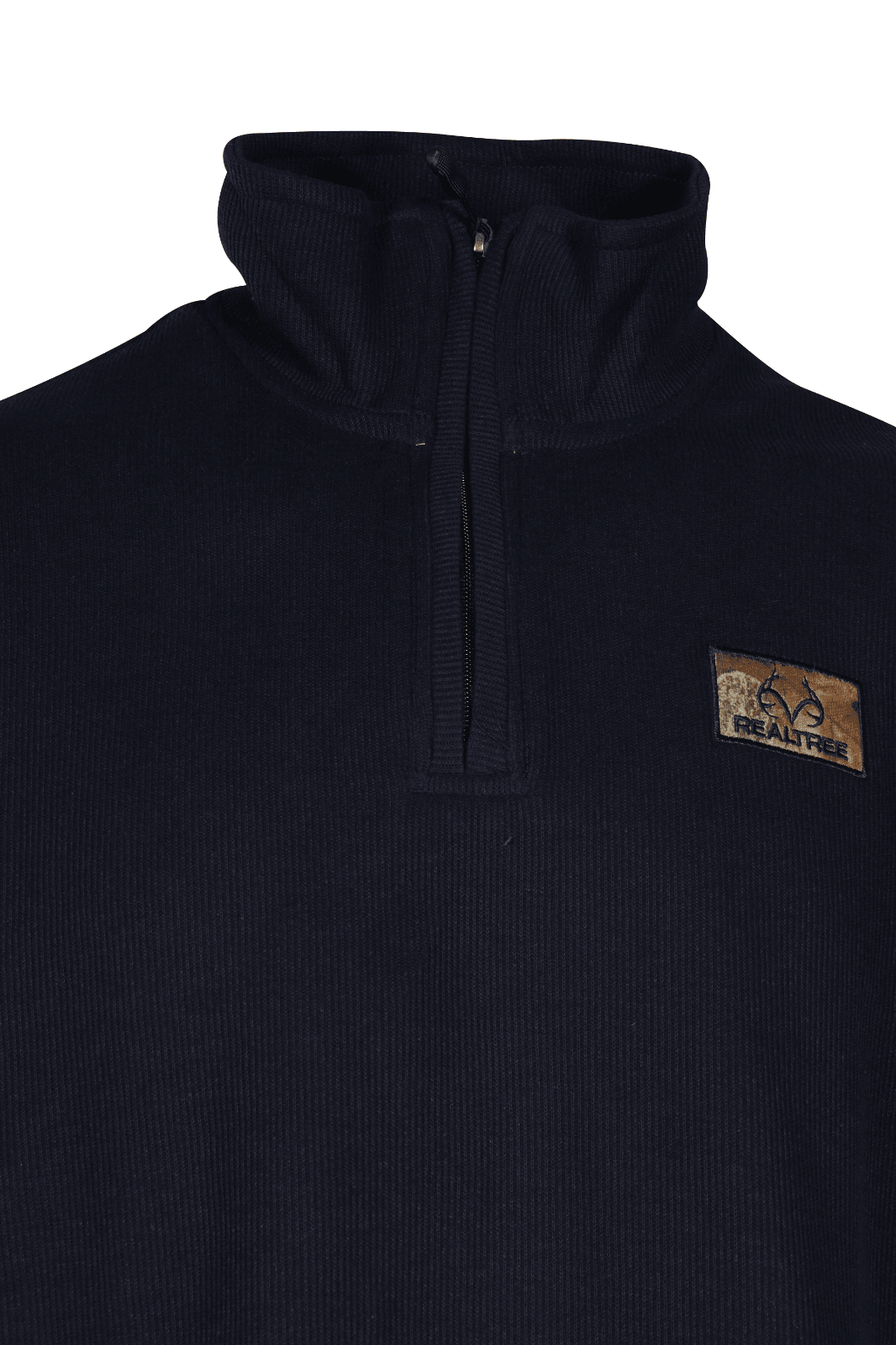 Realtree Men's Sweater Navy Blue Mock Neck Long Sleeve (S02) Size 2XL