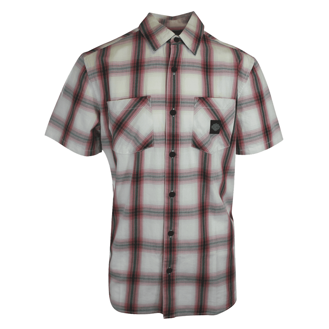 HD Branded Men's Shirt Plaid Forever S/S Woven