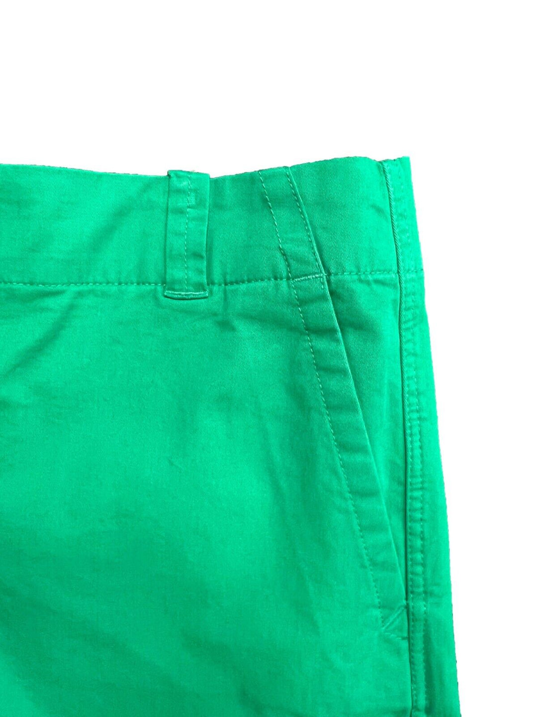Vineyard Vines Women's Sea Swell Green Shorts Everyday Solid Pockets (S02)