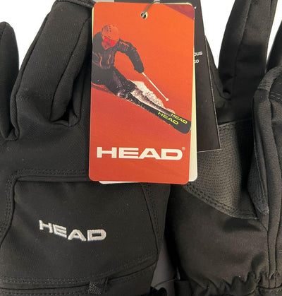 Head Black Snow Gloves Waterproof Windproof Insert Touchscreen Compatible