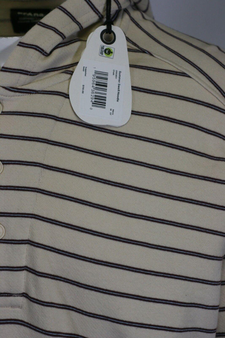 prAna Men's Chalk Hoodie Summer Swell Pullover (S02)