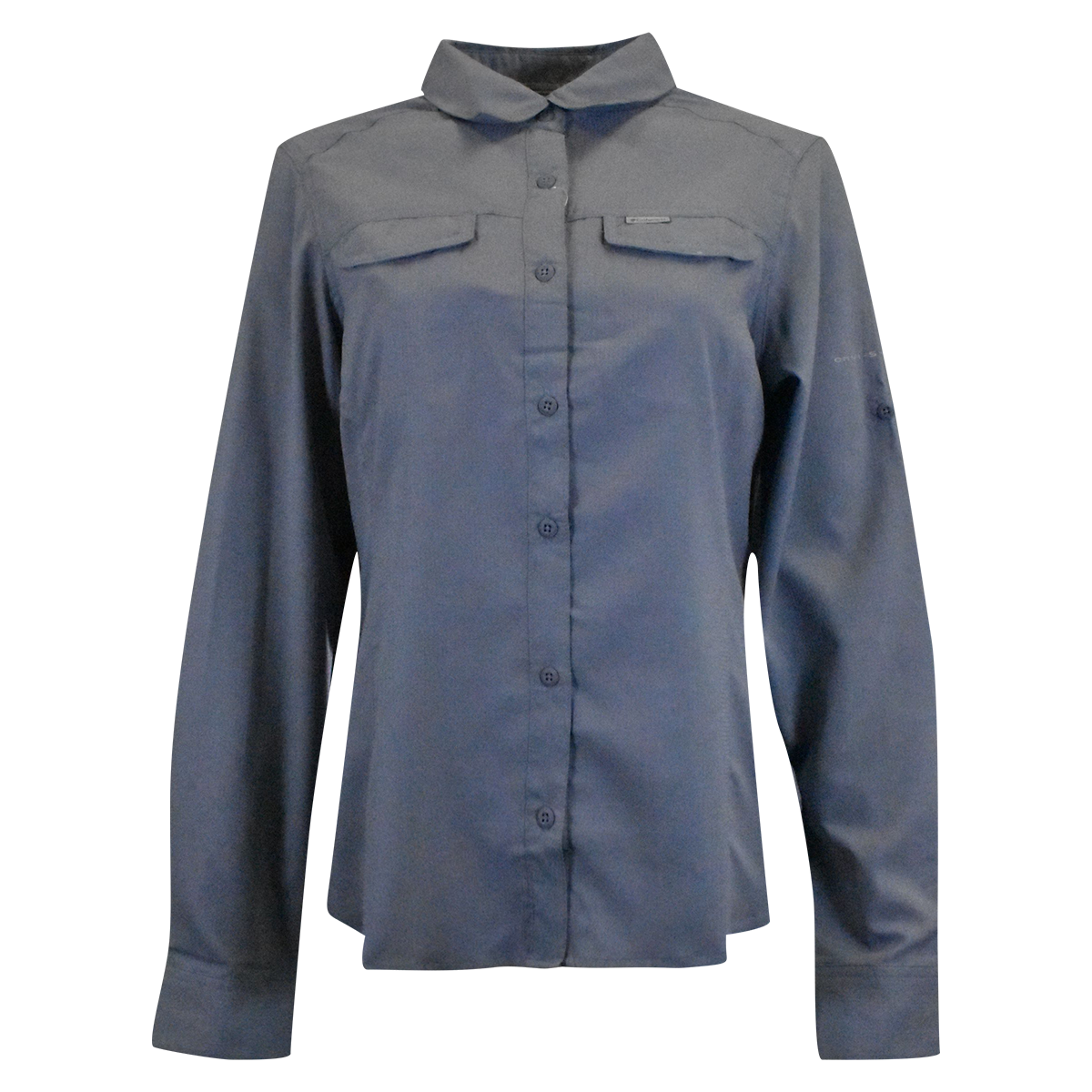Columbia Women's Shirt Dark Grey Silver Ridge Utility™ UPF 40 Long Sleeve (556)