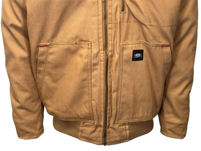 Rugged Wear Men's Brown Jacket Heavy-Duty Insulated Work L/S (S02)