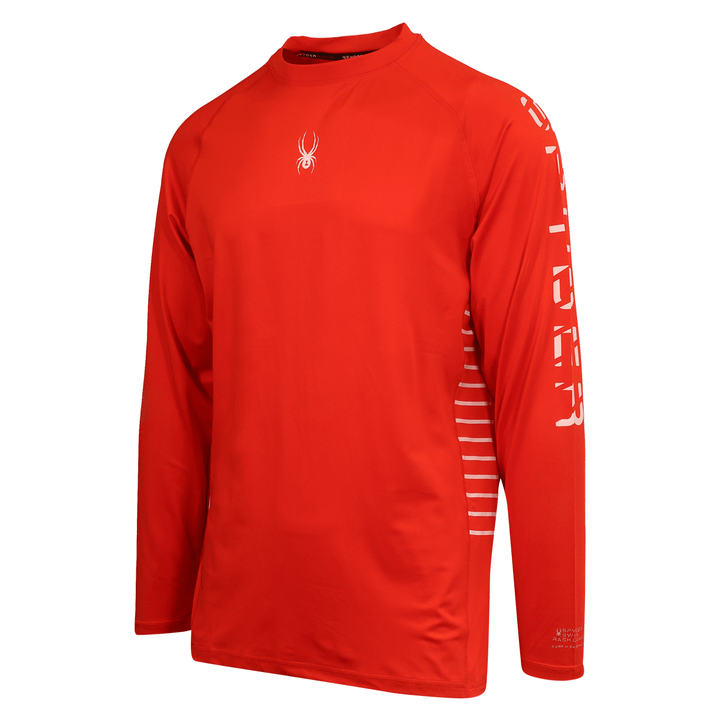 Spyder Men's T-Shirt UPF30+ Rash Guard Long Sleeve