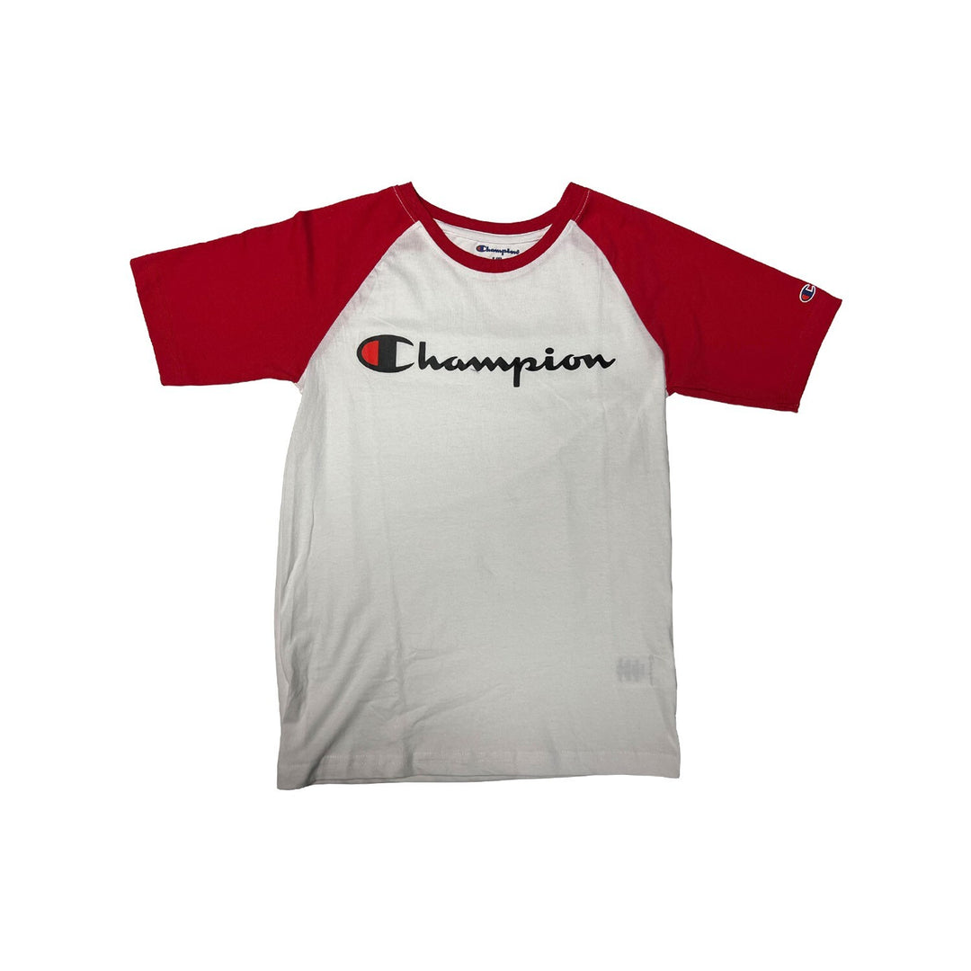Champion Boy’s Red White Black T-Shirt & Short Set (S01)