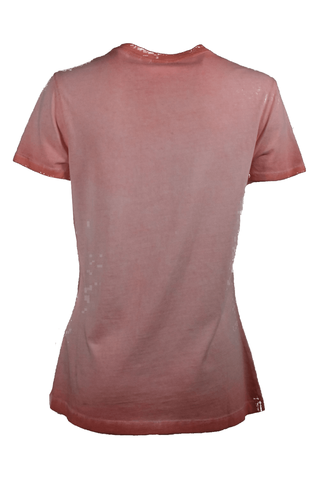 Branded  Women's T-Shirt Pink Antique Street Faded Inside Out Print (S11)