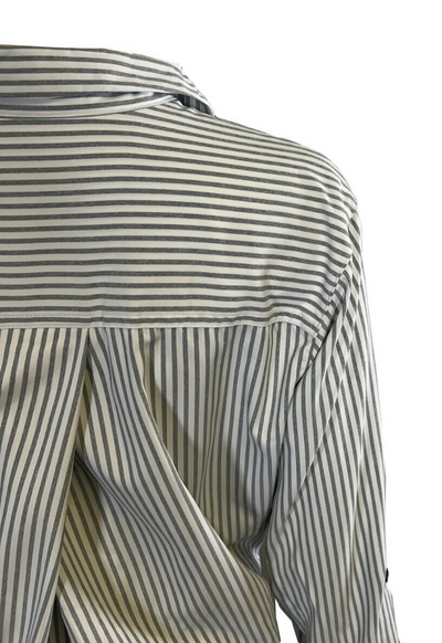 Columbia Women's Shirt Grey Striped W Ross River Trail EXS Woven L/S (010)