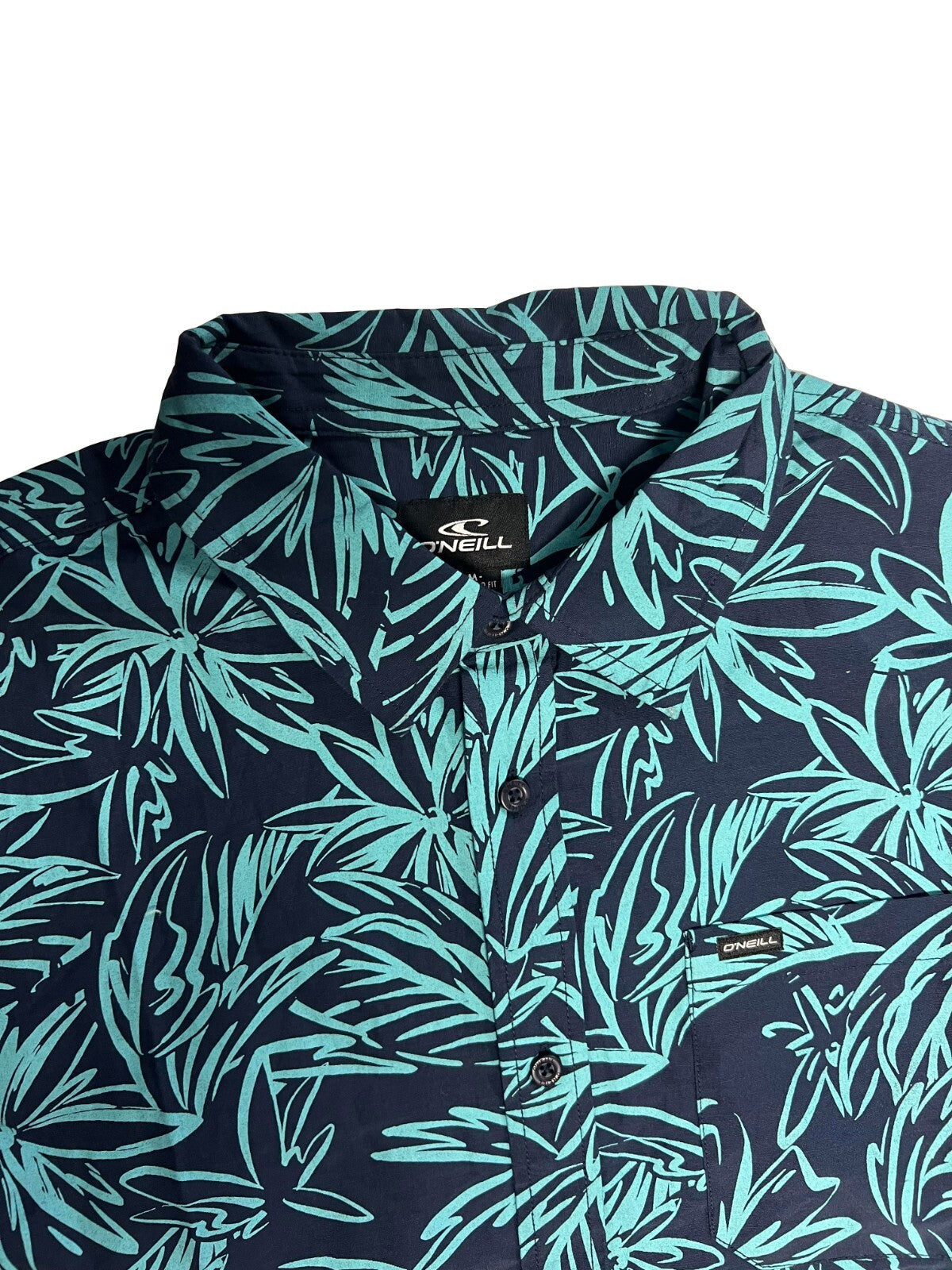 O'Neill Men's Shirt Shoreside Short Sleeve Printed Flowers Shirt