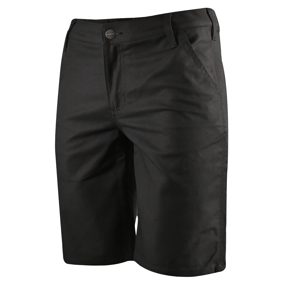 Carhartt Women's Chino Shorts Black Rugged Flex Rigby Relaxed Fit