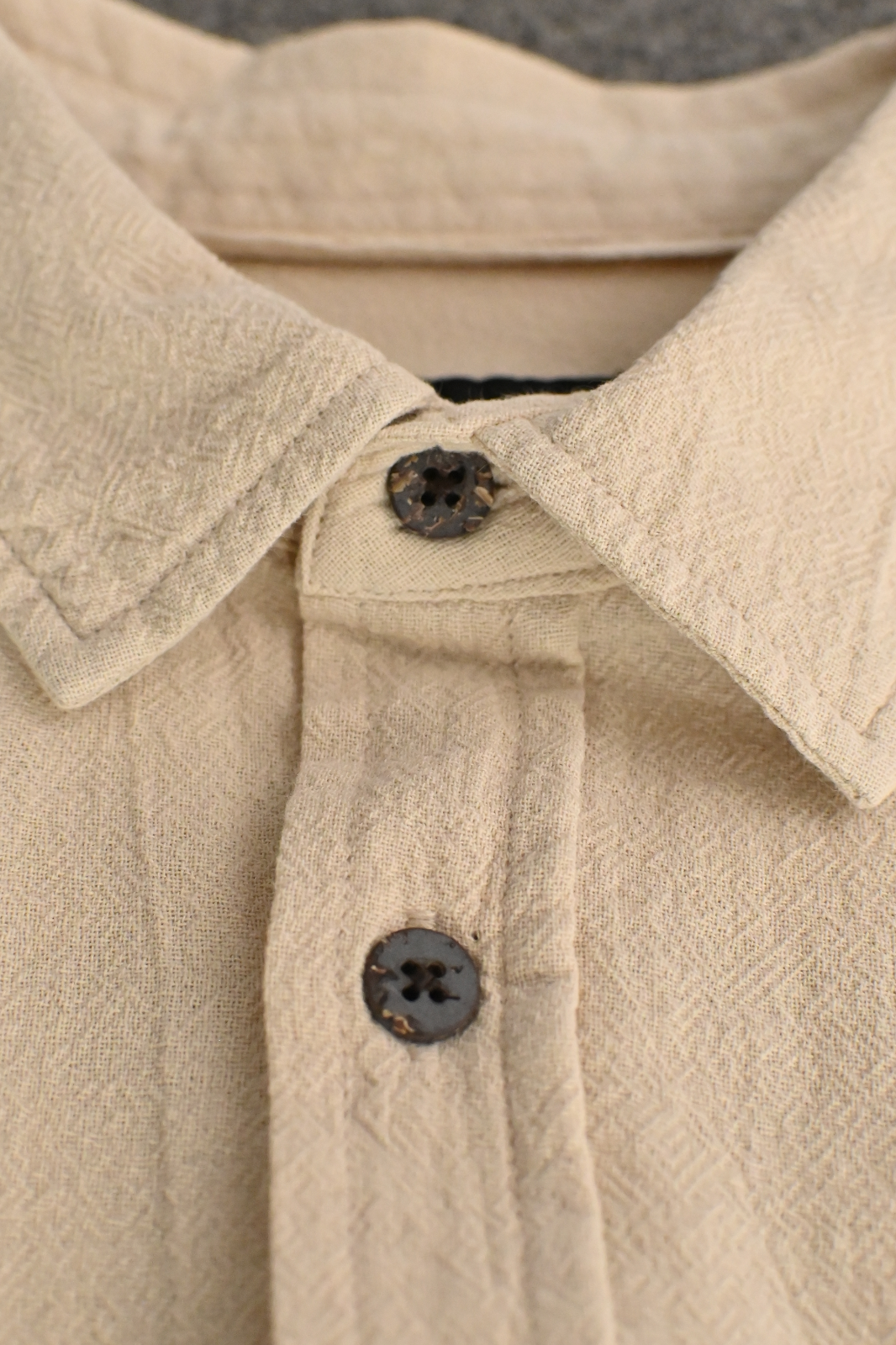 Rip Curl Men's Shirt Bone Linen Short Sleeve Woven (S12)