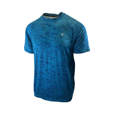 Spyder Swim Men's Camo T-Shirt Rashguard Surf - Sand - Sun Short Sleeve