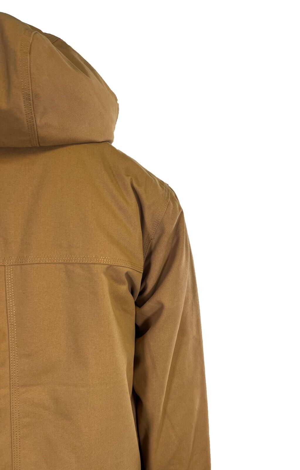 Magellan Outdoors Men's Brown Jacket Work Sherpa-lined Duck L/S (S02)