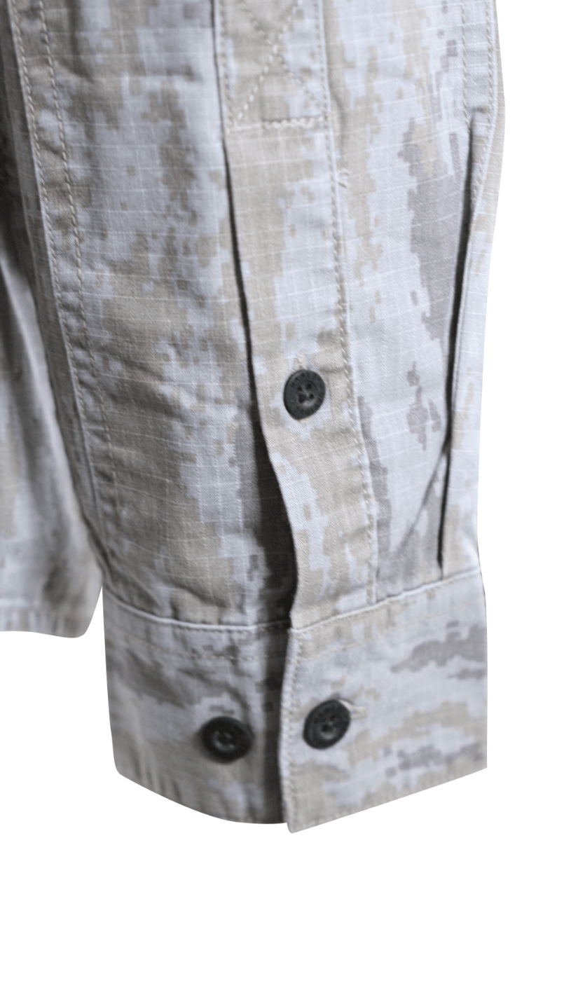 HD Branded Men's Shirt Camouflage Park Shirt L/S Woven (S57)